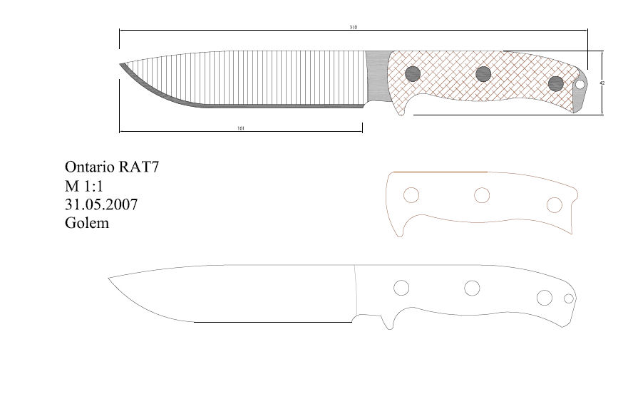 水果刀具CAD图纸模型DIY激光线切割钳工手工机械制作艺术品